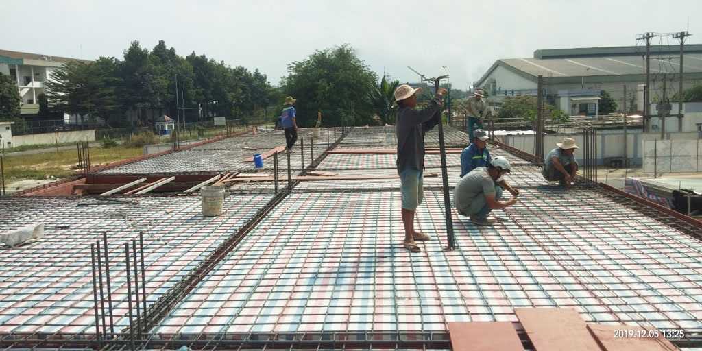 thi công dầm sàn 