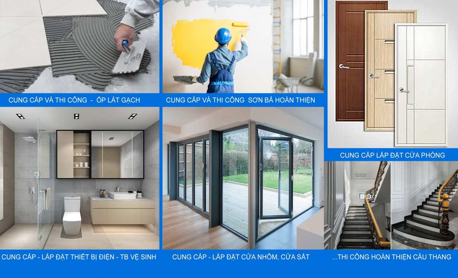 thi công hoàn thiện nhà phố