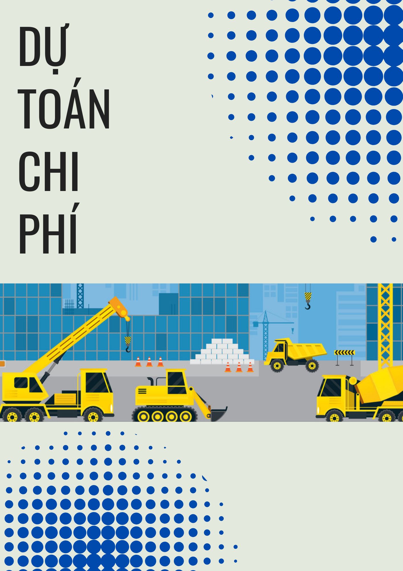 Dự toán chi phí