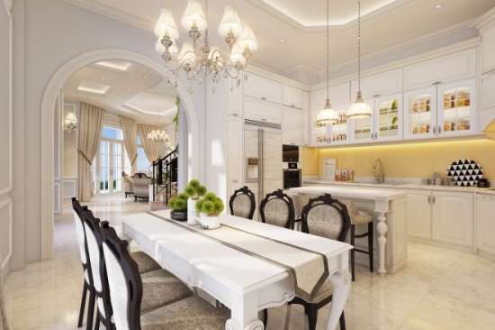 Thiết kế nội thất nhà phố 3 tầng.