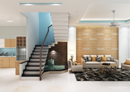 Mẫu thiết kế nhà phố 5x20