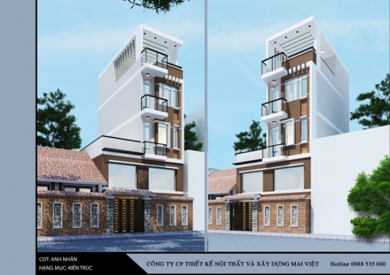 Thiết kế nhà phố đẹp