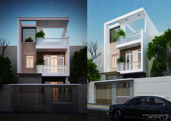 Mẫu thiết kế nhà phố 6x10m tại quận 12