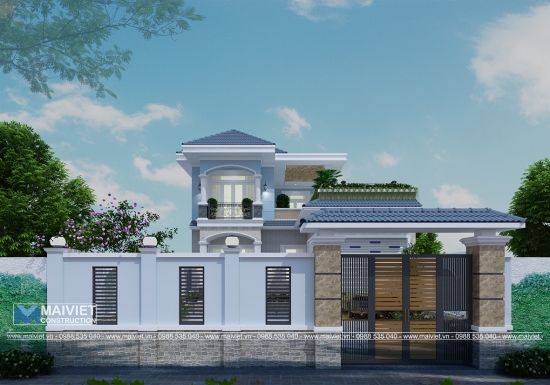 Mẫu thiết kế biệt thự vườn 10x20
