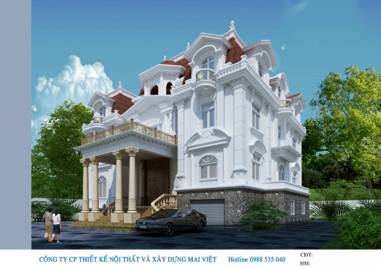 Thiết kế biệt thự vườn phong cách Châu Âu