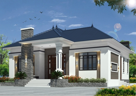 Mẫu nhà một tầng đẹp