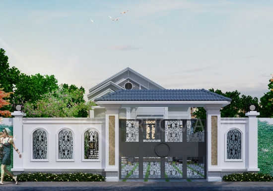 Mẫu thiết kế biệt thự vườn 8x20m